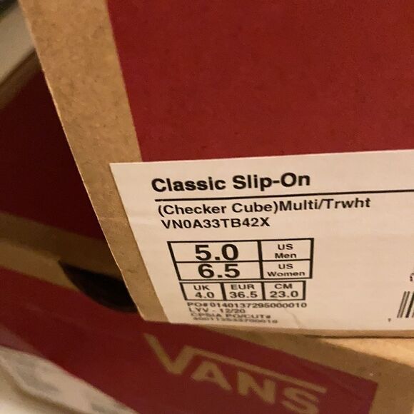 Vans Classic Slip On Checker Cube - Picture 7 of 7